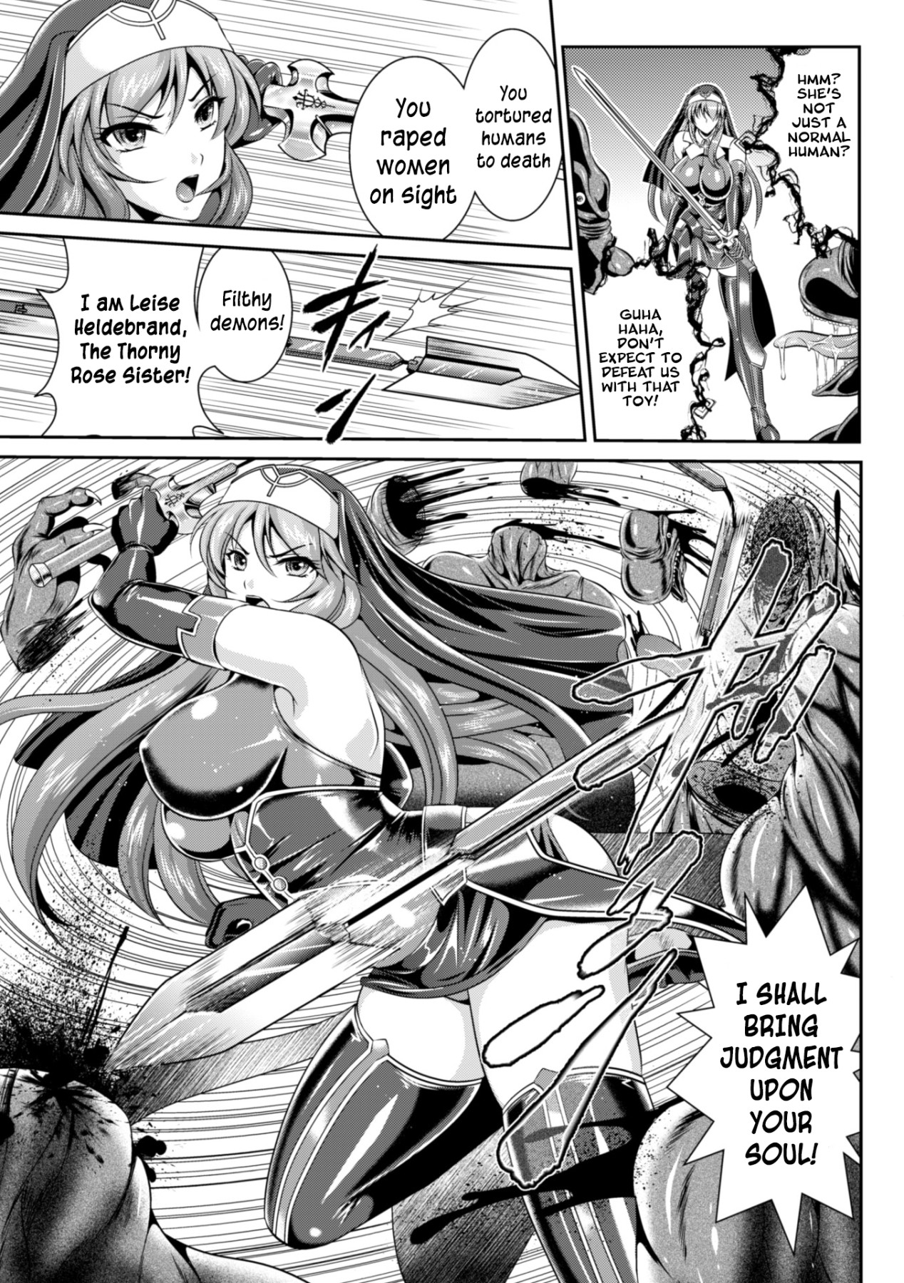 Hentai Manga Comic-Liese's destiny: Punishment Of Lust On The Slime Prison Ch.1-3-Read-7